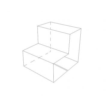 Гірка під товар 150 x 150 x 1.8 мм.